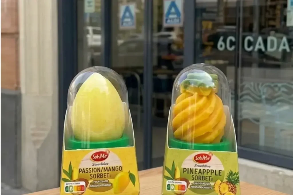helados de Aldi que parecen frutas