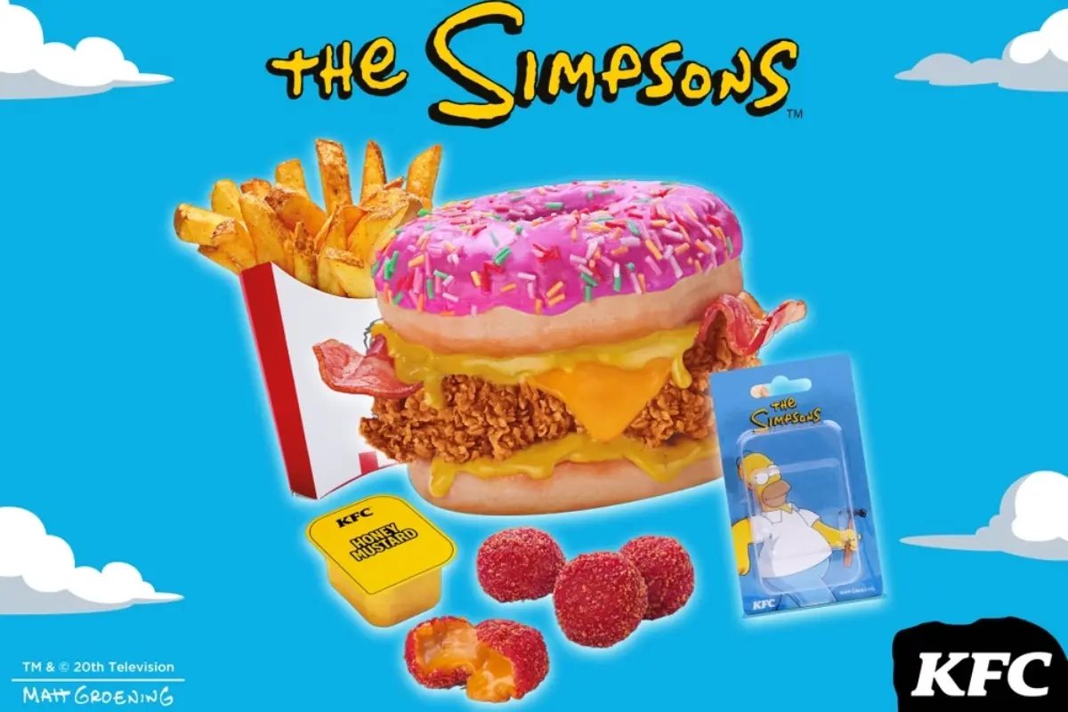 menú de Los Simpson KFC