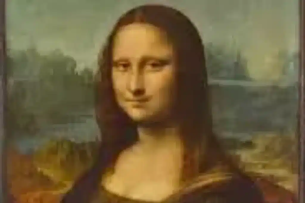 La Mona Lisa en el Museo del Louvre