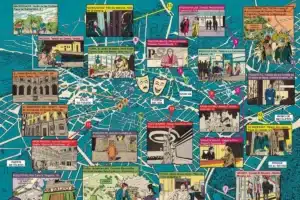 mapa de series de Madrid