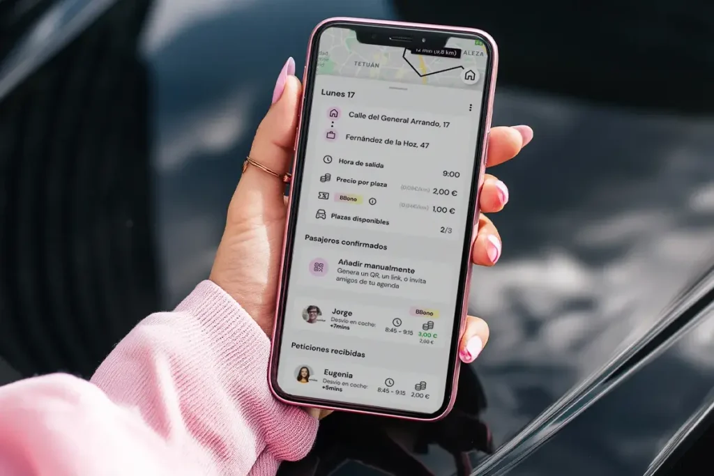 TRIBBU carpooling escolar Las Rozas