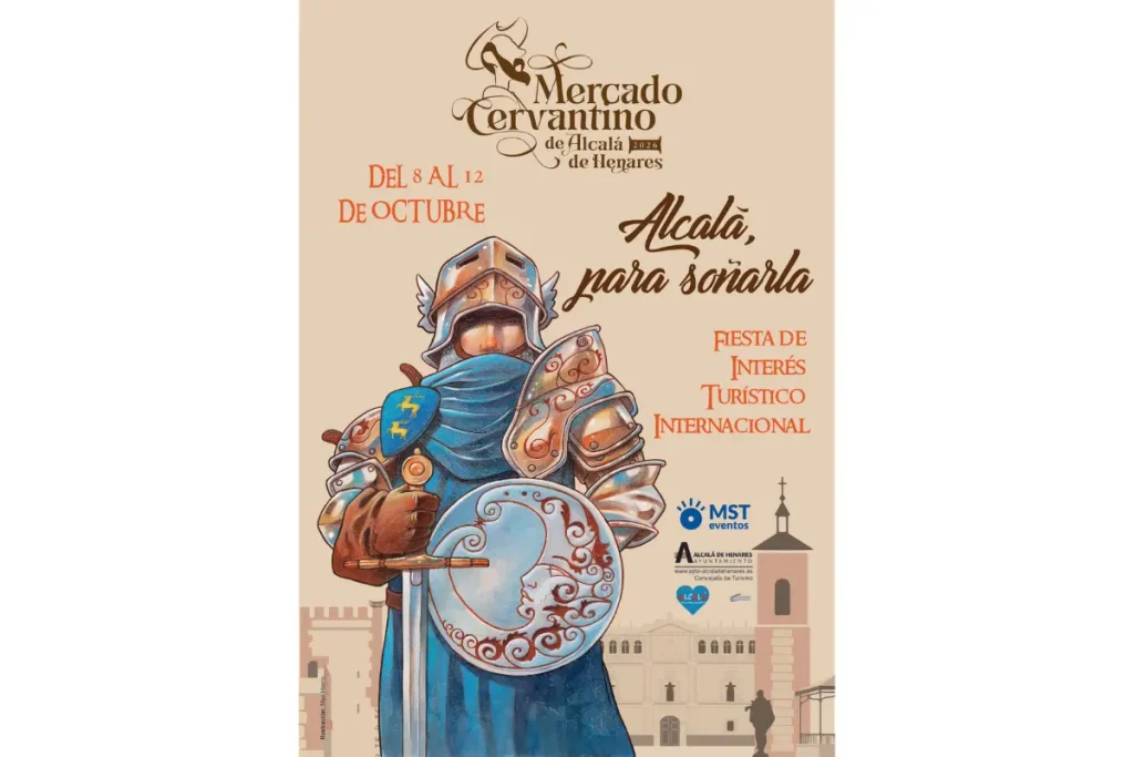 cartel Mercado Cervantino Alcalá de Henares