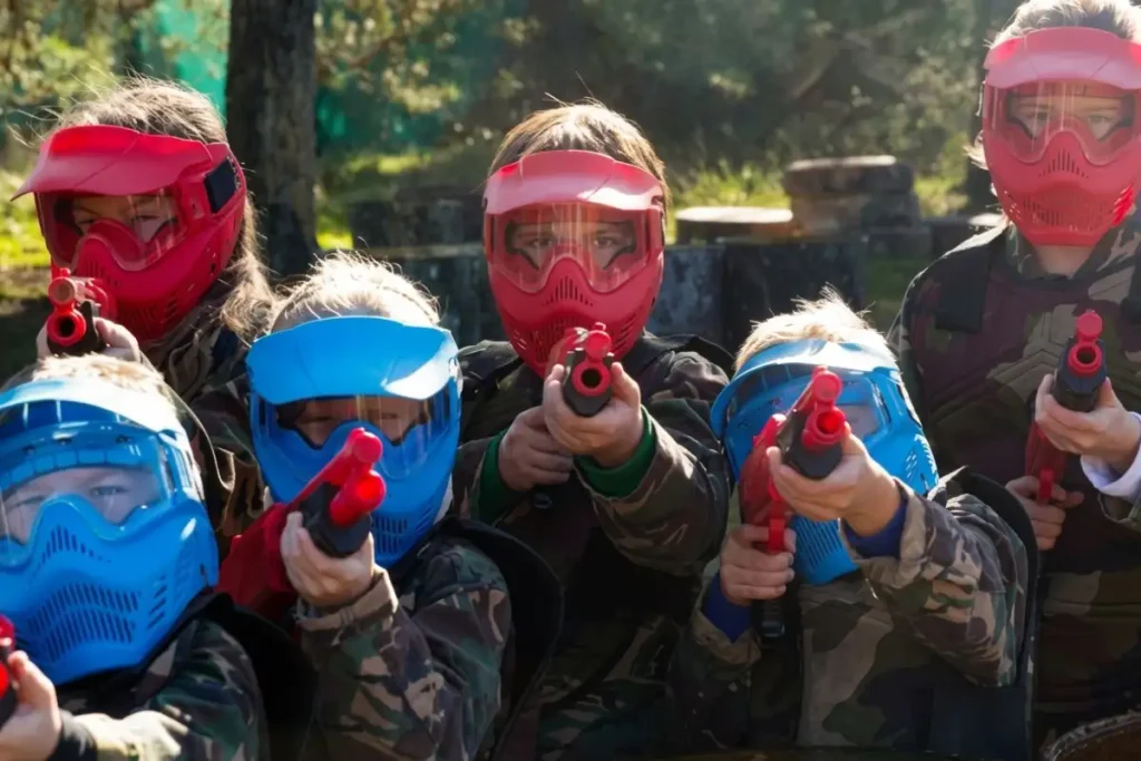 paintball para niños Quijorna