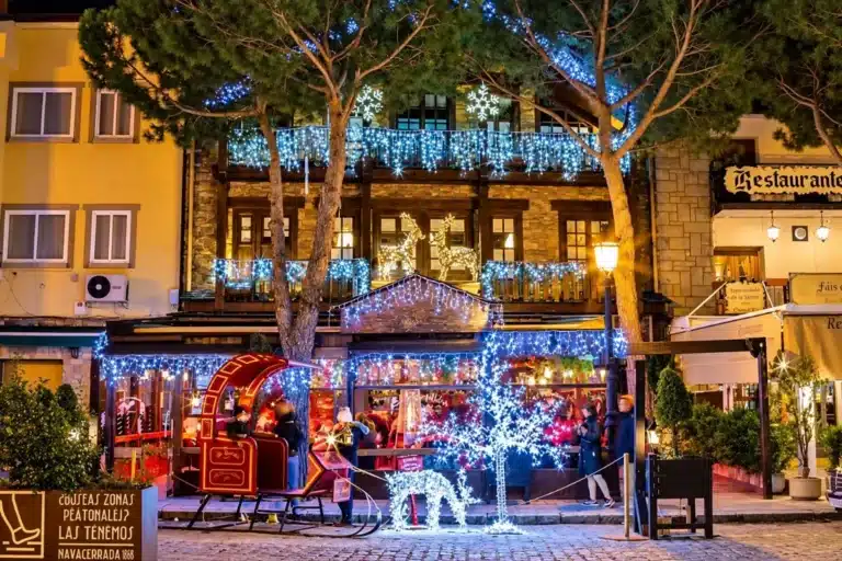 pueblo navideño de Navacerrada
